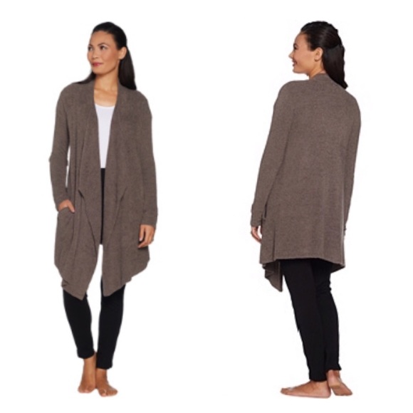 Super Soft! Bamboo Calypso Wrap Cardigan Sweater - Picture 5 of 6